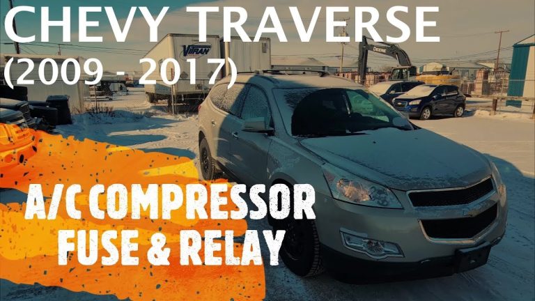 2014 Chevy Traverse Air Conditioner Problems: Troubleshooting Guide And Solutions