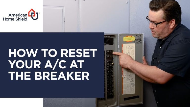 How To Reset Air Conditioner Breaker – A Step-By-Step Guide