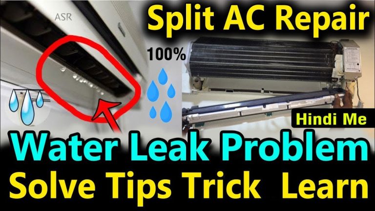 Reasons For Water Leakage From Split Ac: Detecting And Preventing Common Causes